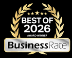 Best of 2026 award winner, BusinessRate, powered by Google Reviews